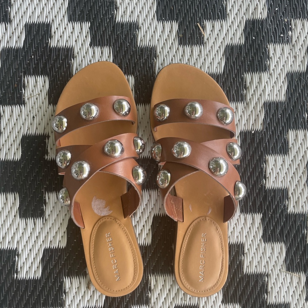 Marc Fisher Studded Slides - image 2